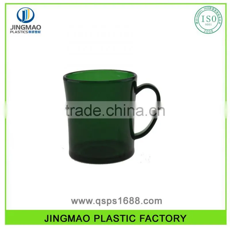 Simple Design Transparent PS Juice Drinking Plastic Mug