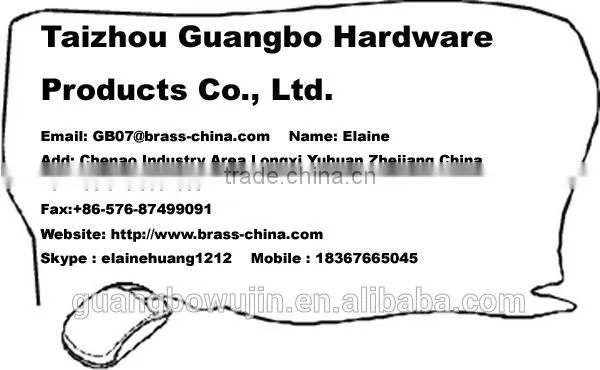 taizhou guangbo 1/2"*3/4" wall kitchen faucet in yuhuan