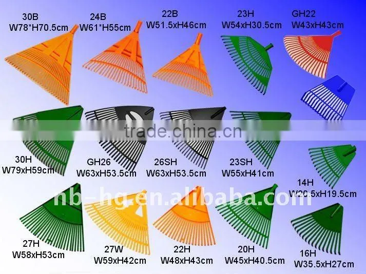 20 tooth plastic grass rake 20H Exports of Germany France the United States Russia's