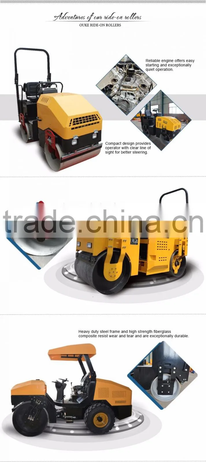 ride on road roller