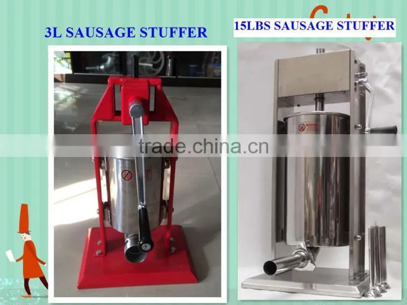 new style Stainless steel 5LB Single Gear Vertical Sausage Stuffer