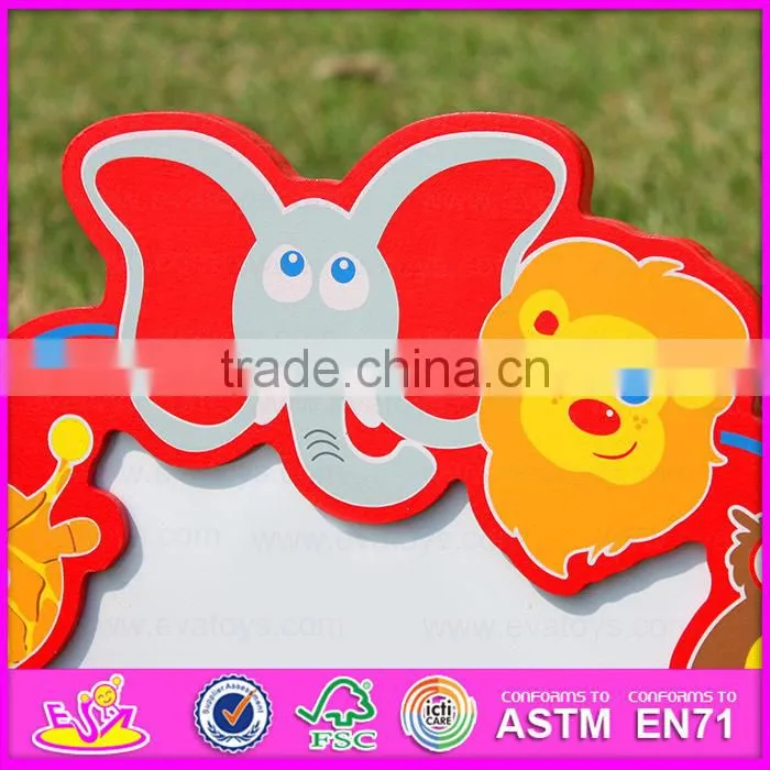 2015 Colorful kid wooden picture frame,Cheap wholesale wooden picture frame,Wooden wall hanging decorative picture frame W09A039