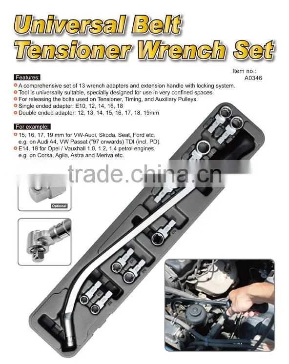 Universal Belt Tensioner Wrench Set