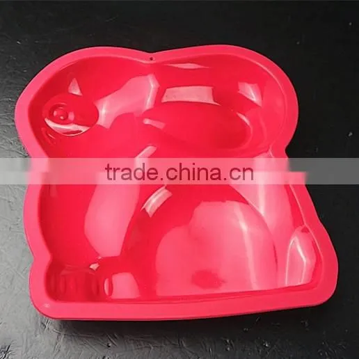 11040 Easter Rabbit shaped silicone chocolate mould and mold