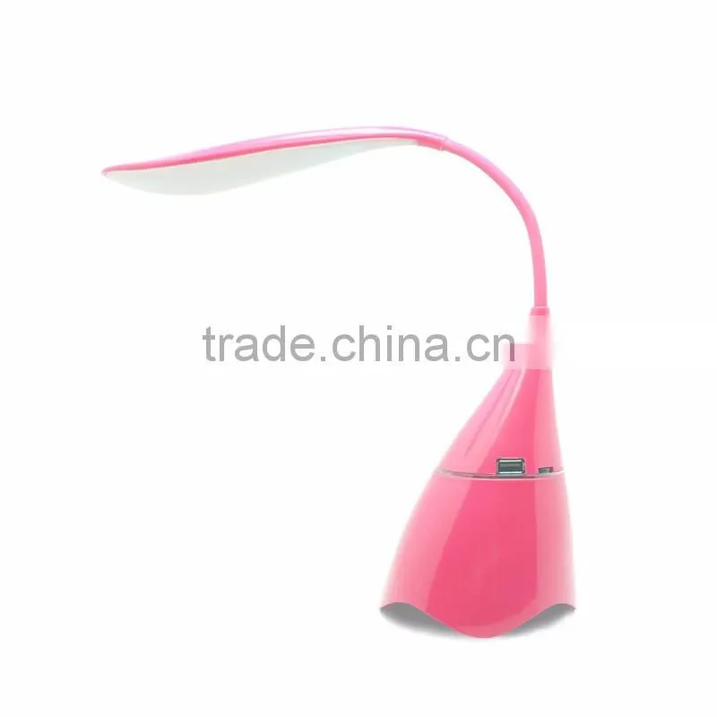 Dimmable LED Desk Lamp, Smart Music Folding Table Lamp Desk Lights with Built-in Bluetooth Speaker