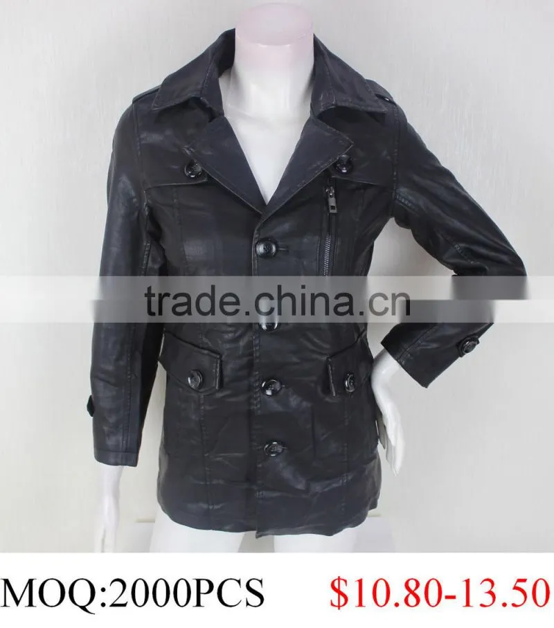 Woen Leather Trench Coat