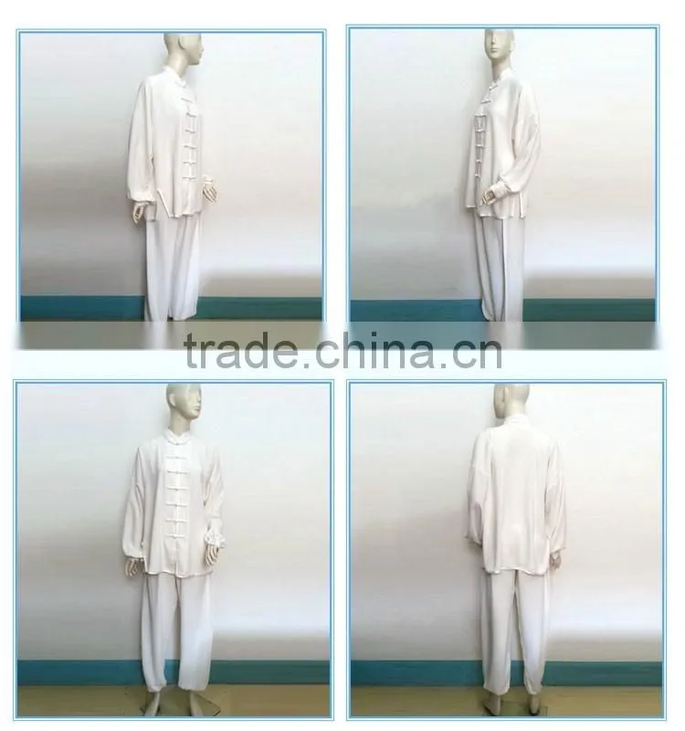 Factory price OEM unisex cotton tai chi Kongfu uniform suit art uniform Chinese Kongfu uniform