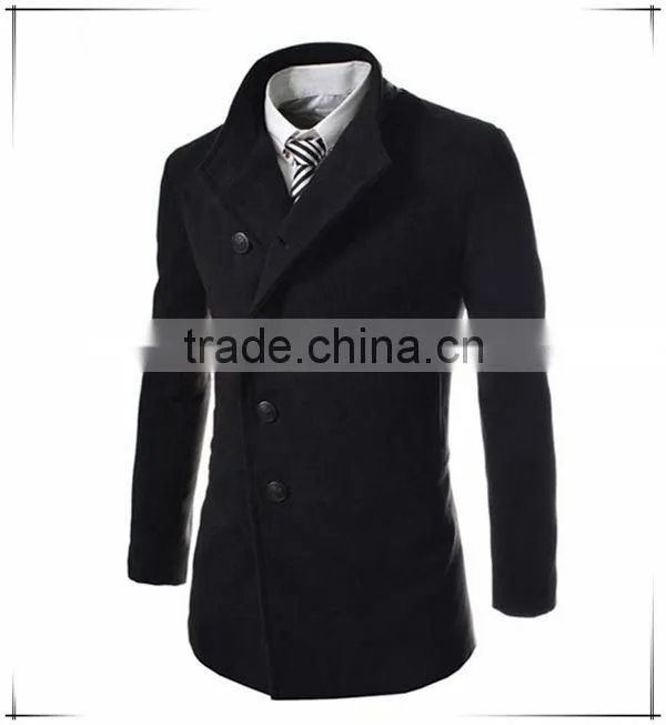 2016 winter new design military wool trench coat