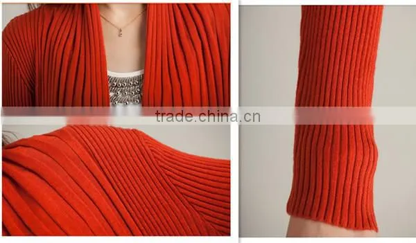 Spring and autumn free size latest design women solid Simple and fashion sweater women cardigan