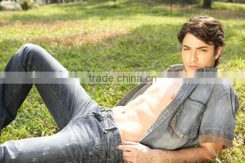 high quality men's quality denim jeans pants
