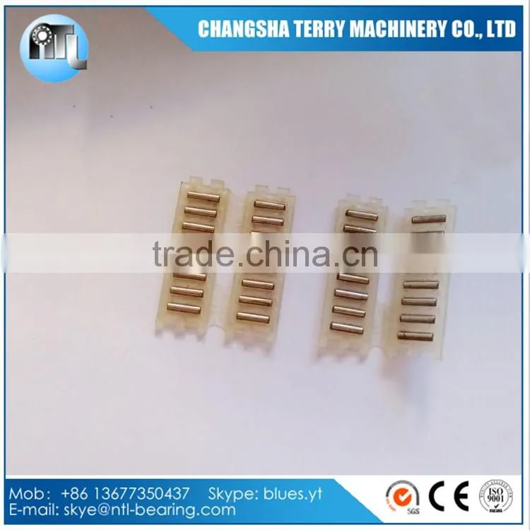 Nylon straight line needle bearing FF3555ZW with Two rows linear flat rollers