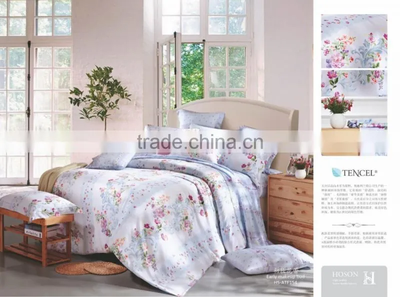 Many design Luxury beautiful 100% Tencel Soft Bedding Sets for home
