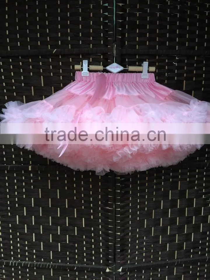 Baby Girls Fluffy Chiffon pettiskirt tutu Girls princess skirt Party costume dance wear 20 colors 0-10 Yrs