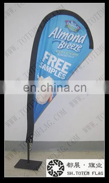 Heat sublimation printing table flag / Custom polyester table flag