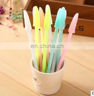 Kawaii Finger shape Gel pen for writing Candy color 0.38mm black ink pens office material school supplies