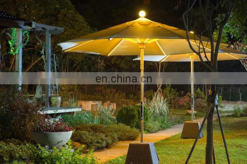 Party umbrella with led/Ourdoor umbrella with led/garden umbrella