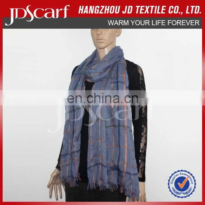 Wholesale fashionable women plaid scarf