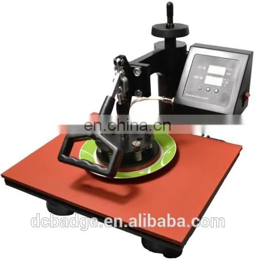 Combo 5 in 1 heat press machine,Making: T-shirt+ 11oz mug+7.5"plate+Cap+10"plate+Cap