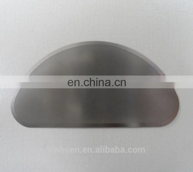 Quality 304 stainless steel etching micro holes precision mesh oil filter