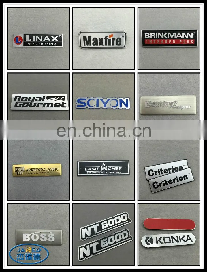 Metal Nameplate/Metal Sticker with 3M Adhensive