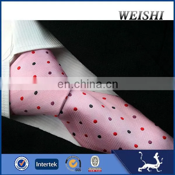Silk Navy and White Dot Casual Mens Tie