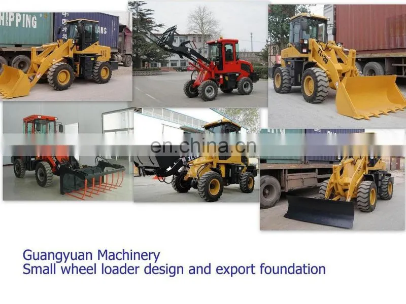 mini wheel loader ZL08F/quick hitch/joystick/CE approved