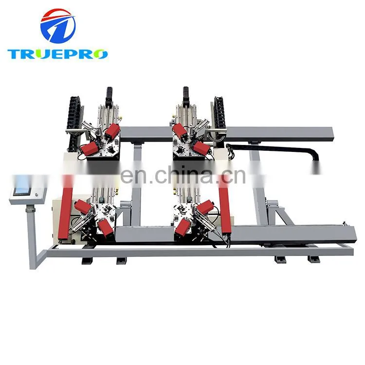Factory Supply Four head Corner Combining Machine aluminium doors window manufacturing machine