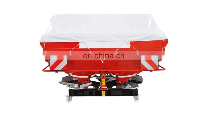 Tractor PTO driven double disc fertilizer spreaders