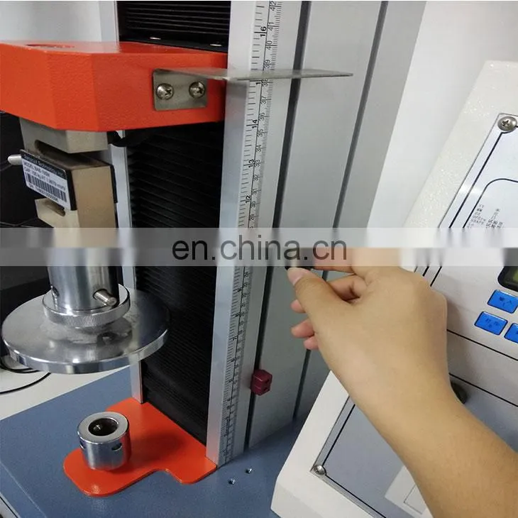 Small electronic single column pulling force tensile test machine