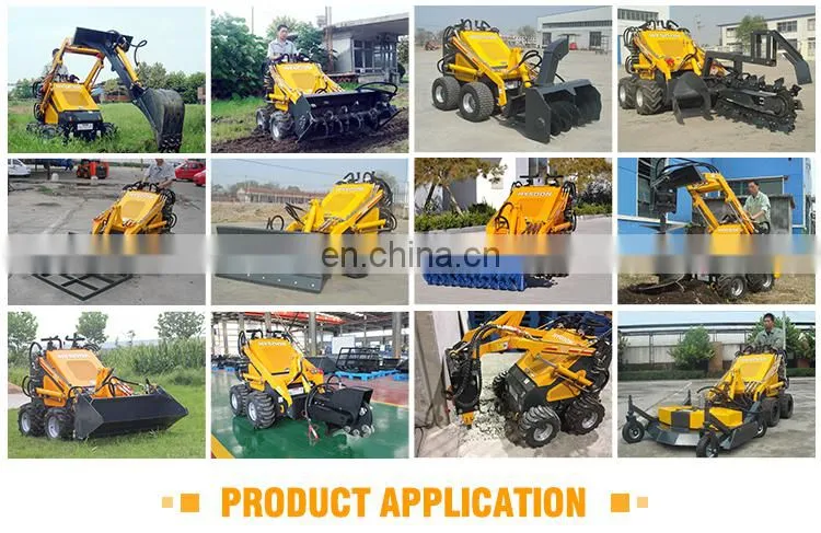 HYSOON HY200 mini wheel front end loader for sale