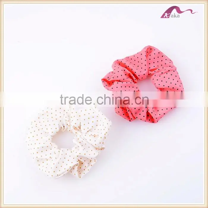 Fancy Dot Print Elastic Hair Band Ponytail Hair Accessories