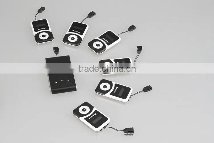 99 channels Whisper Tour Guide System Digital Wireless Tour Guide Transmitter and Receiver YT100
