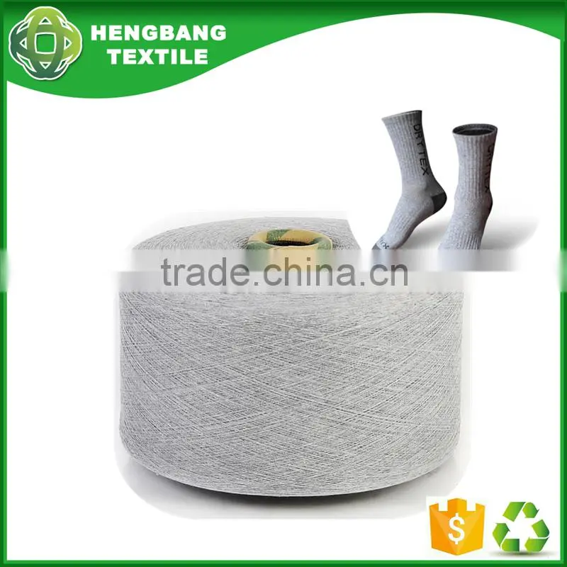 ECO open end blended recycled cotton yarn manufacturers for socks production in China