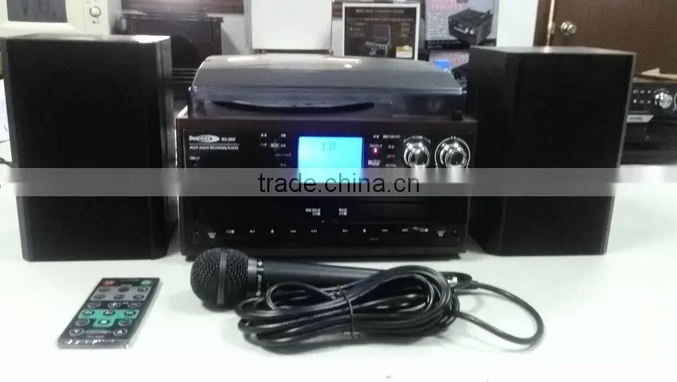 ALL IN ONE TURNTABLE WITH MULTIPLE AUDIO RECORDS /DOUBULE CD RECORD PLAYER/ CD ENCODING TURNTABLE/HIGH END CHOICE