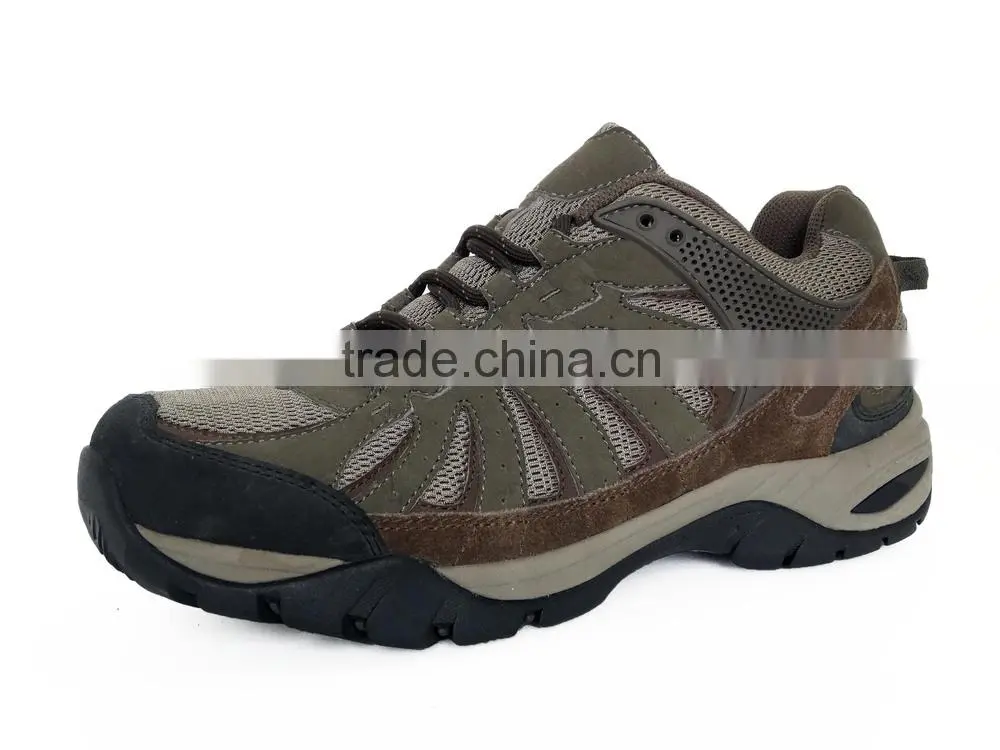 Durable low cut mens waterproof hiking shoes
