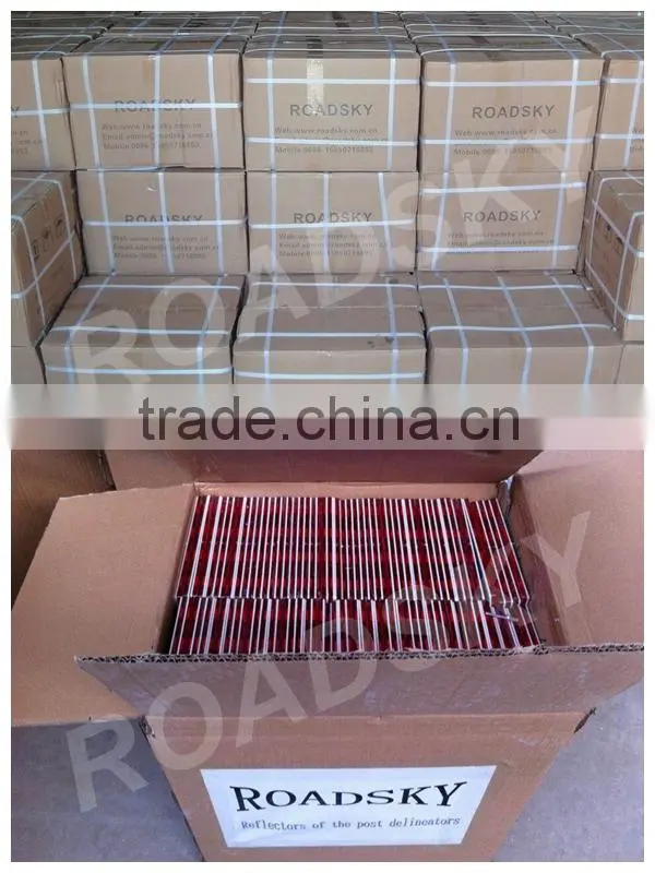 Highway Trapezoidal Prismatic Plastic Bead Reflectors