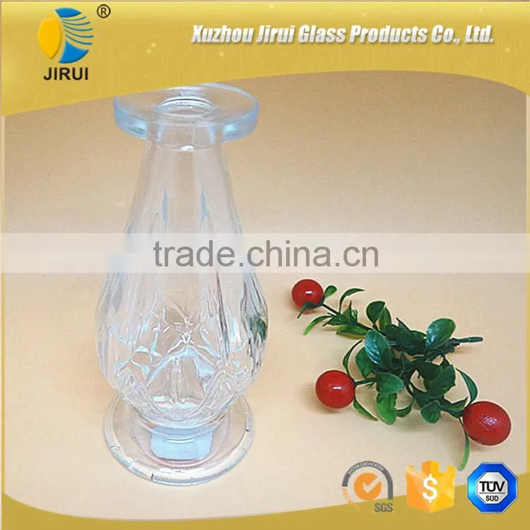hot sale high white material 250ml diffuser glass bottle