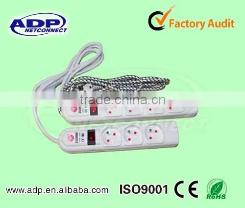 Top-selling factory price power socket multi gang with switch
