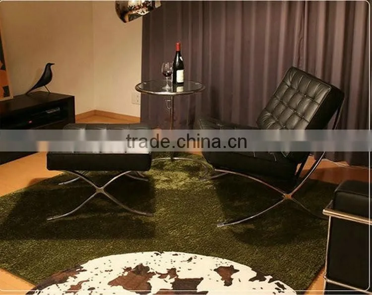 Barcelona chair with foot stool American style furniture