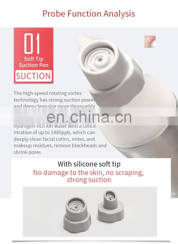 Hydrogen Oxygen Micro-engraving Instrument 9 IN 1 H2O2 Oxygen Jet Peel Machine EMS Deep Cleansing Hydrating Small Bubbles Device