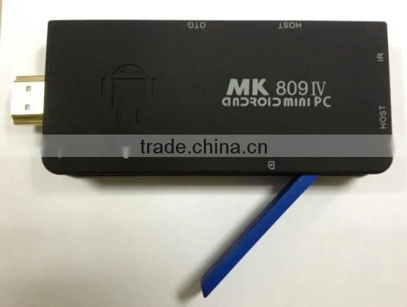 New desgn! MK809IV Quad Core RK3188 Android 4.2 Mini PC TV Box 2GB 8GB Bluetooth Remote Control