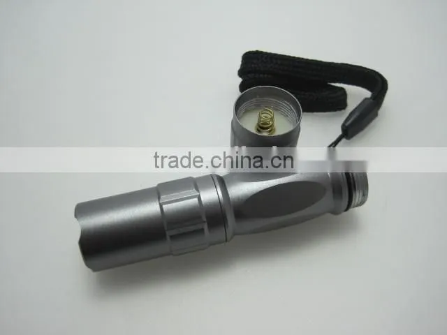 1 led portable mini flashlight straw hat aluminum led torchlight