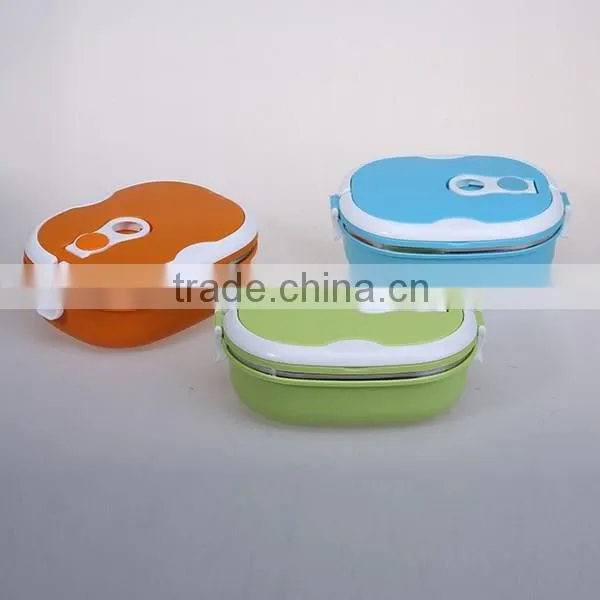 ROUND STAINLESS STEEL LUNCH BOX(800ML)