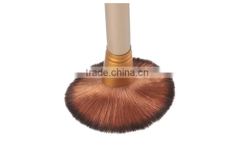 12pcsProfessional Makeup Brush set with Natural Hair,make up brush set with PU zipper bag