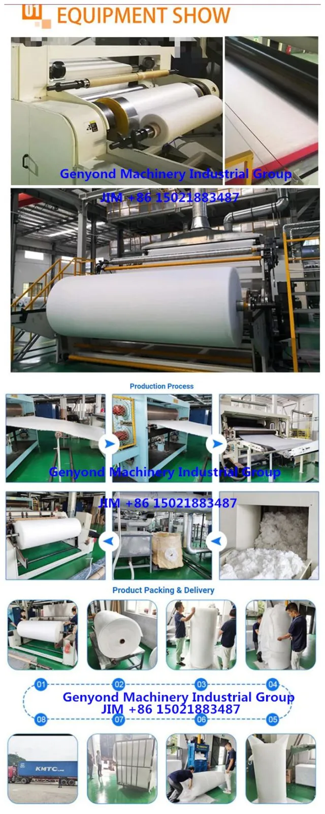 PP Nonwovens Fabric Polypropylene Melt Blown Extruder Machine Production Line