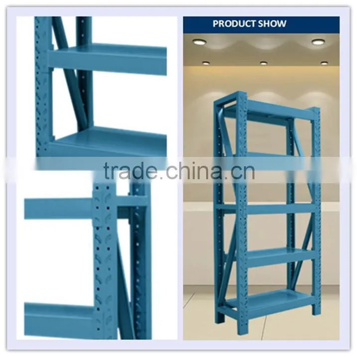 KD structure stainless steel storage 5 tier shelf large stand capacity heavy duty storage racks