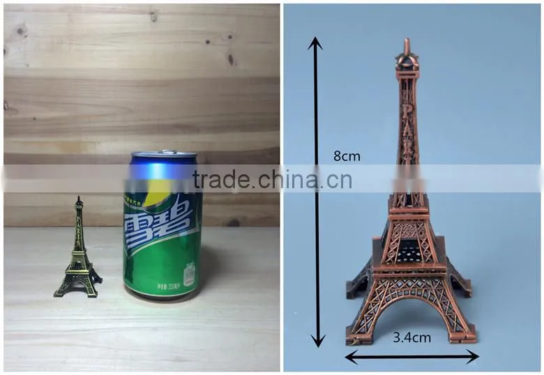 3D metal craft eiffel tower model decoration