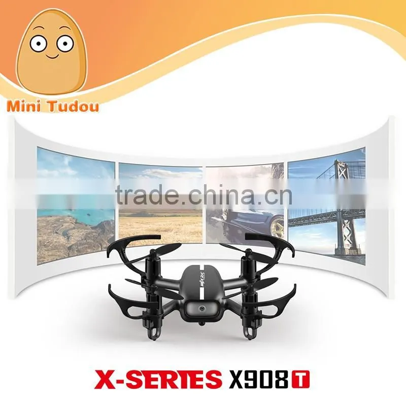 Minitudou helicopter 2.4G Quadcopter New Barometer Height MJX X601H Professional Drone With HD Camera
