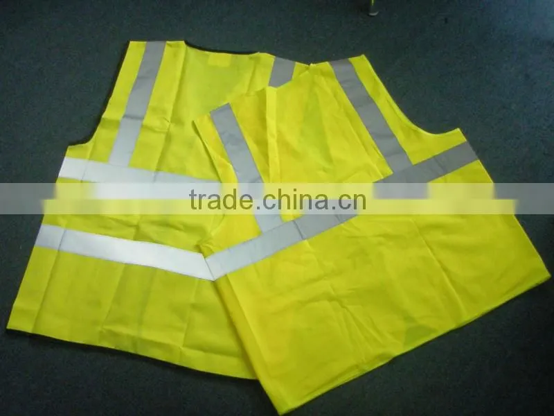 super bright newest safety vest Hi-vis safety vest safety tank top waistcoat