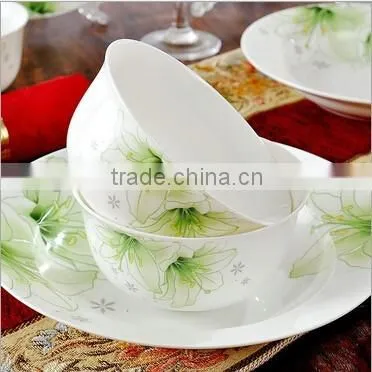 56 pcs 2016 new pattern and design dinnerware porcelain set